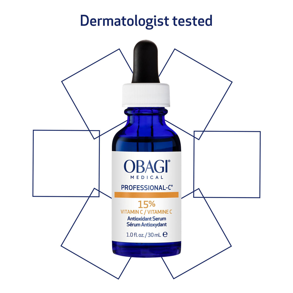 Obagi Medical before and after surface visual suggesting brighter, smoother appearance