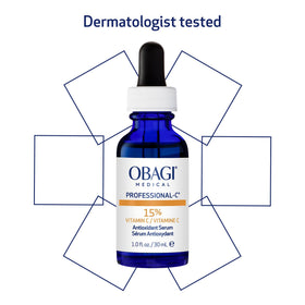 Obagi Medical before and after surface visual suggesting brighter, smoother appearance