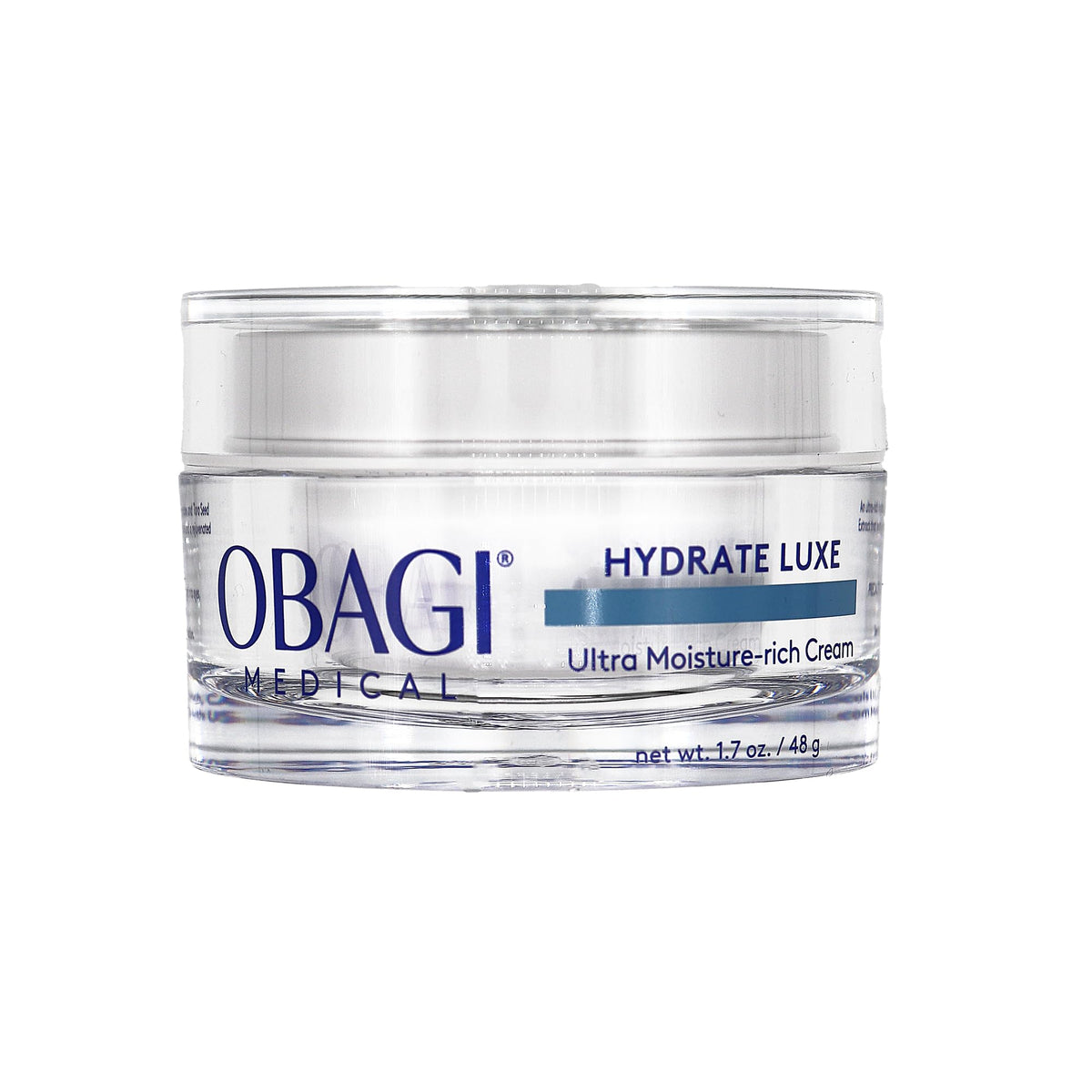 Obagi Medical front jar showing product and branding for trustworthy moisture