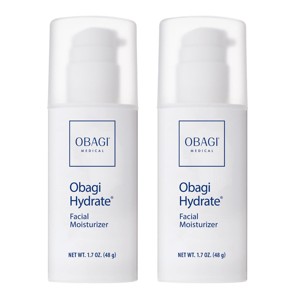 Obagi Medical front packaging showing tube and branding for quick ID and trust