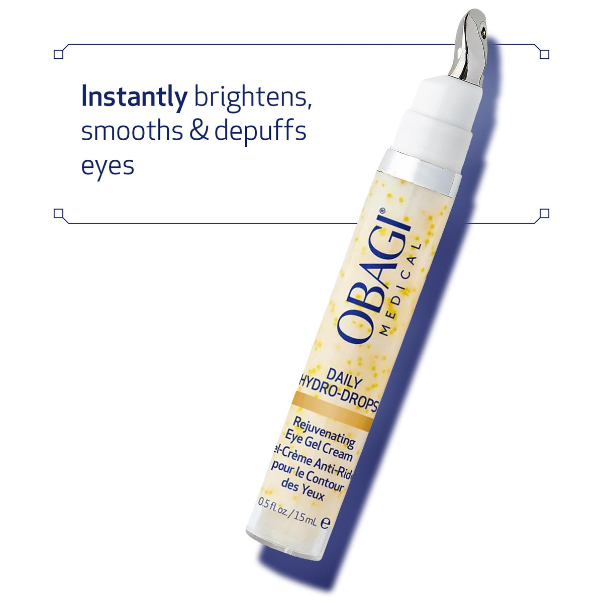 Obagi Medical metal applicator detail for cooling, depuffing massage