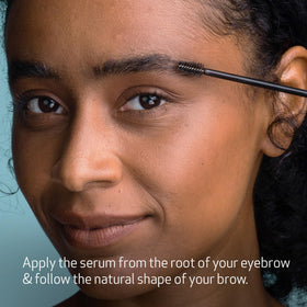 Obagi Medical before and after brows composite demonstrating improved density and visible fill