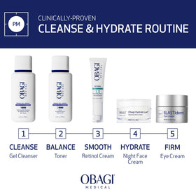 Obagi Medical bottle in hand illustrating size and travel-friendly convenience
