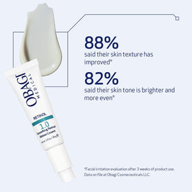 Obagi Medical product applied to hand demonstrating easy spreadability and absorption