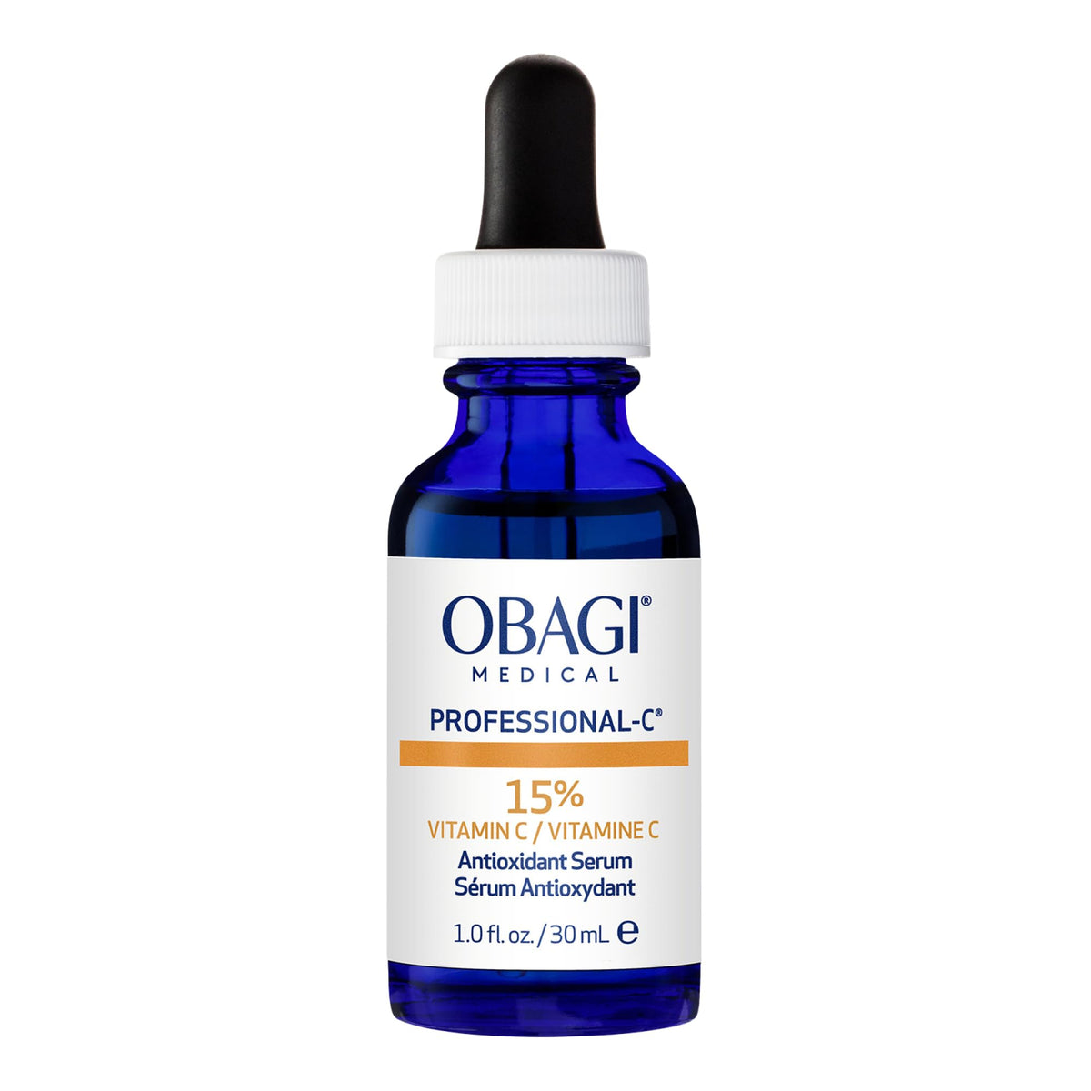 Obagi Medical front packaging showing professional vitamin C benefits