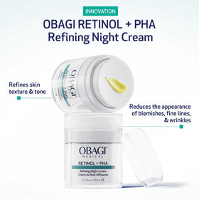 Obagi Medical open jar revealing smooth cream texture for easy absorption