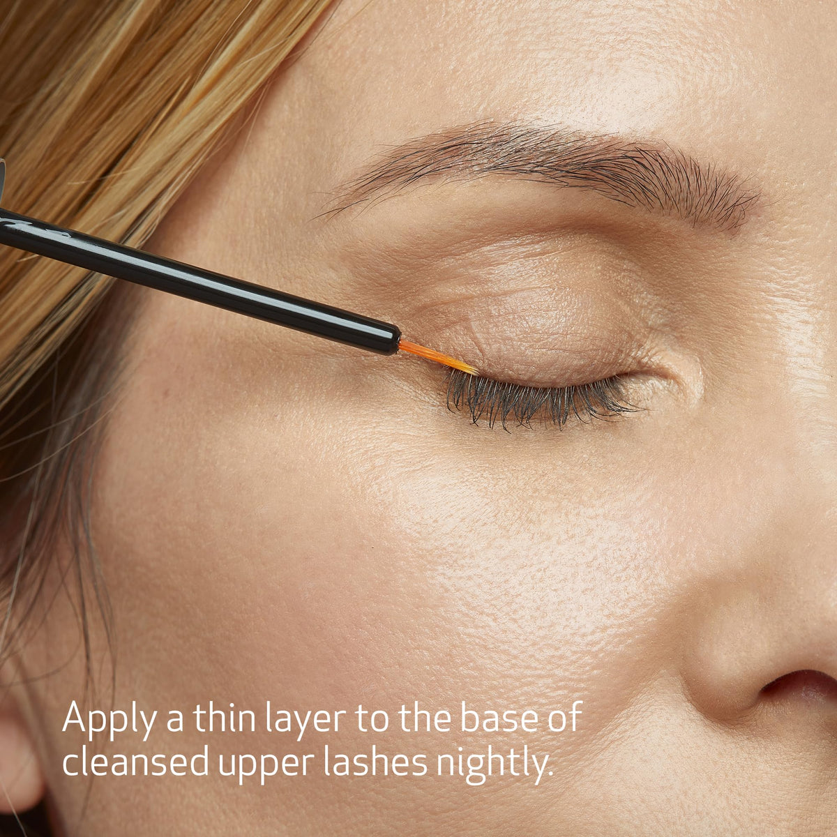 Obagi Nu-Cil conceptual before and after lashes demonstrating visible improvement