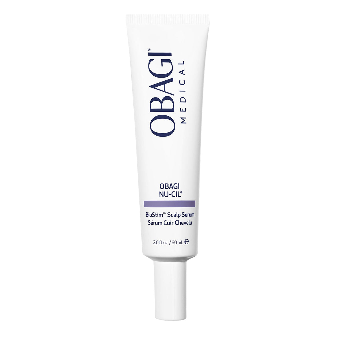 Obagi Medical front packaging showing 2 oz bottle and brand for trustworthy results