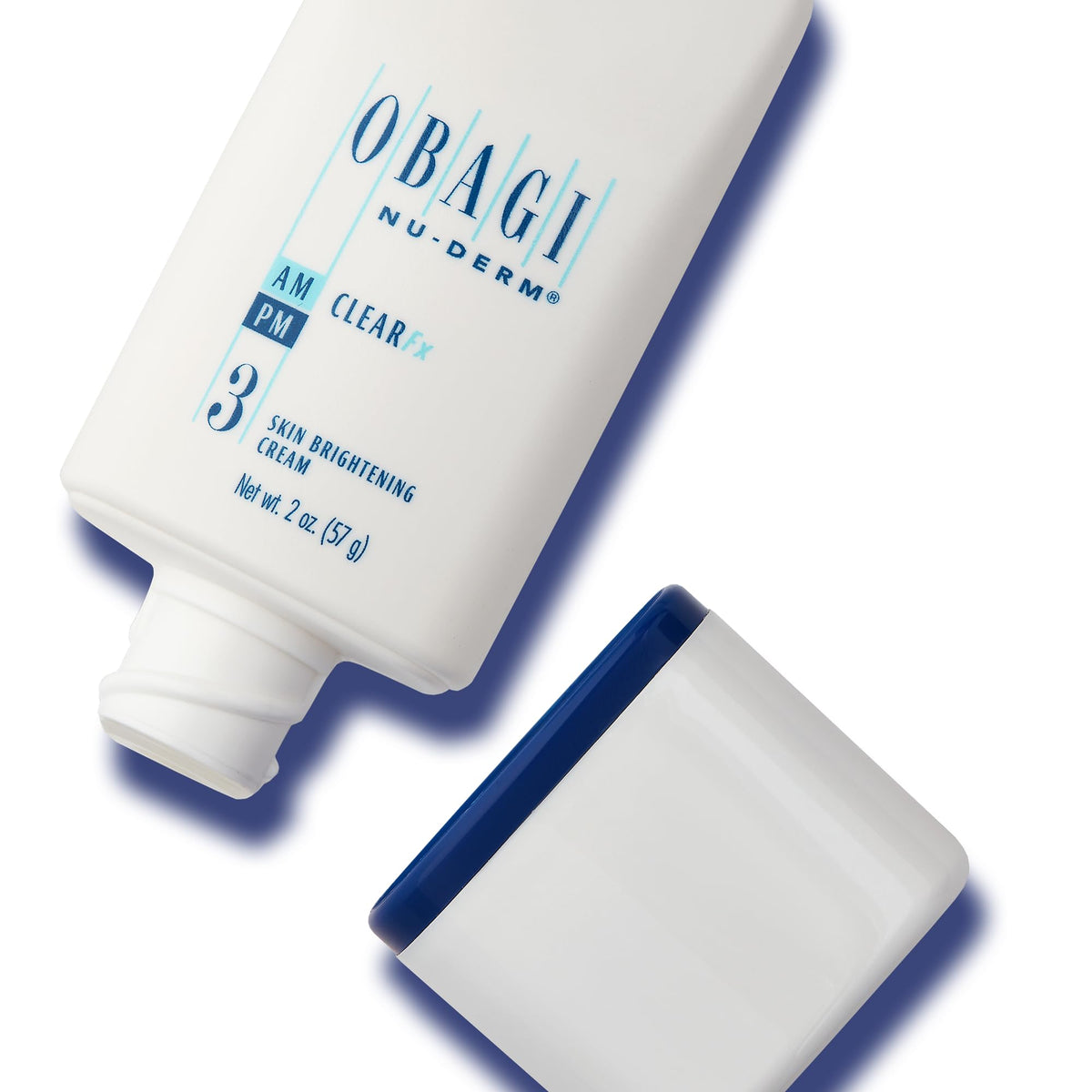 Obagi Medical label close-up displaying product name and formulation benefit