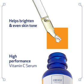 Obagi Medical close-up of serum texture showing lightweight absorption benefit