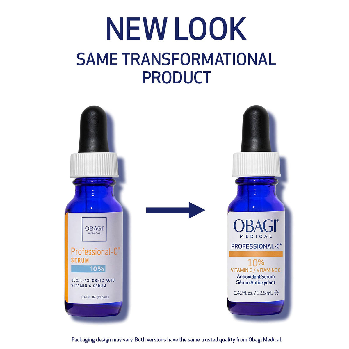 Obagi Medical dropper dispensing serum demonstrating precise controlled application