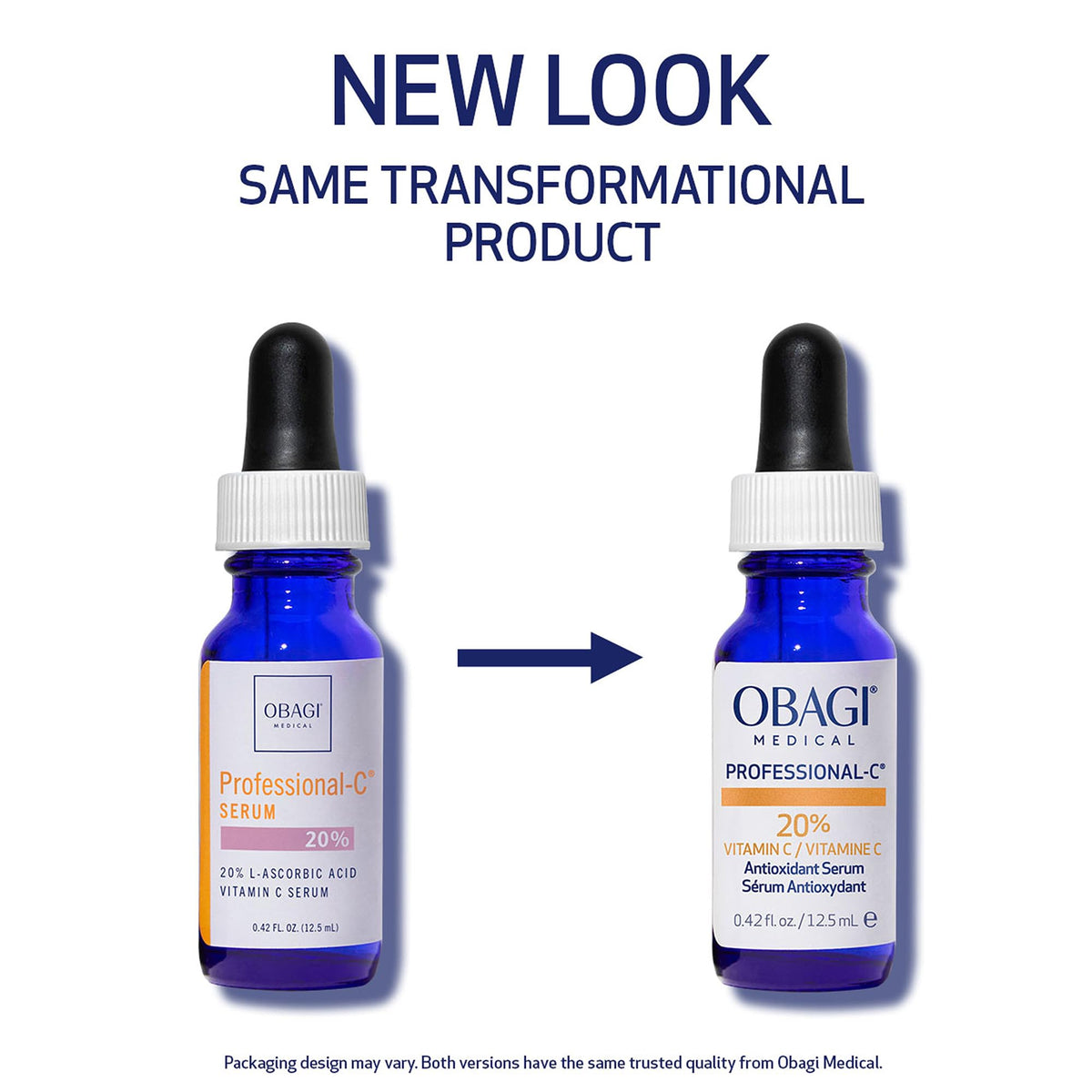 Obagi Medical pipette dispensing serum highlighting precise application and controlled dosing benefit