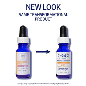 Obagi Medical pipette dispensing serum highlighting precise application and controlled dosing benefit