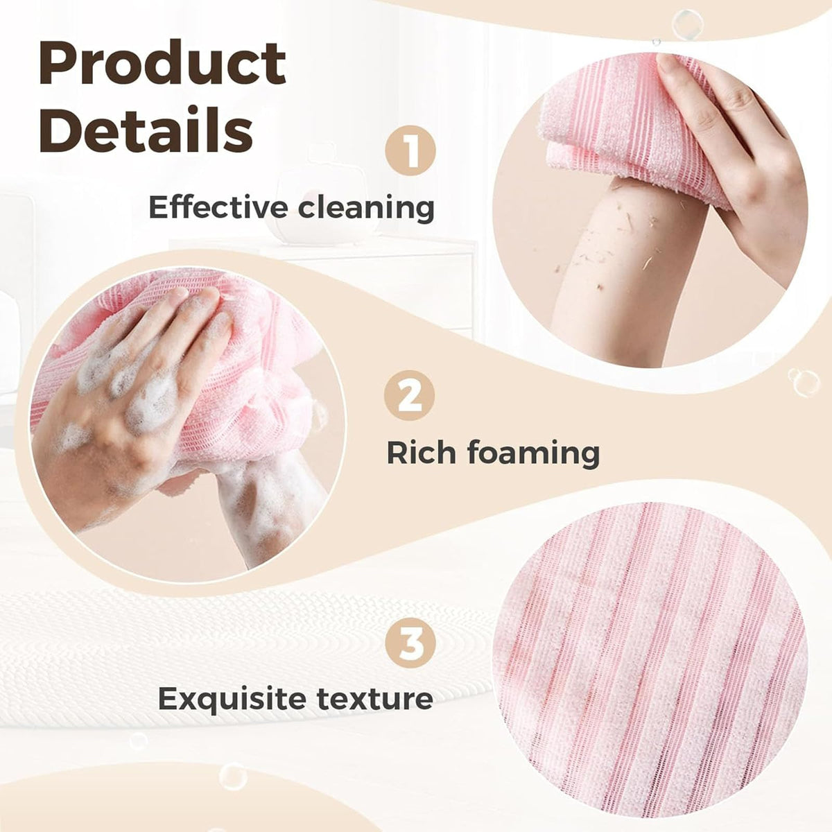 Obemary Blissal label and material tag showing care instructions and durability
