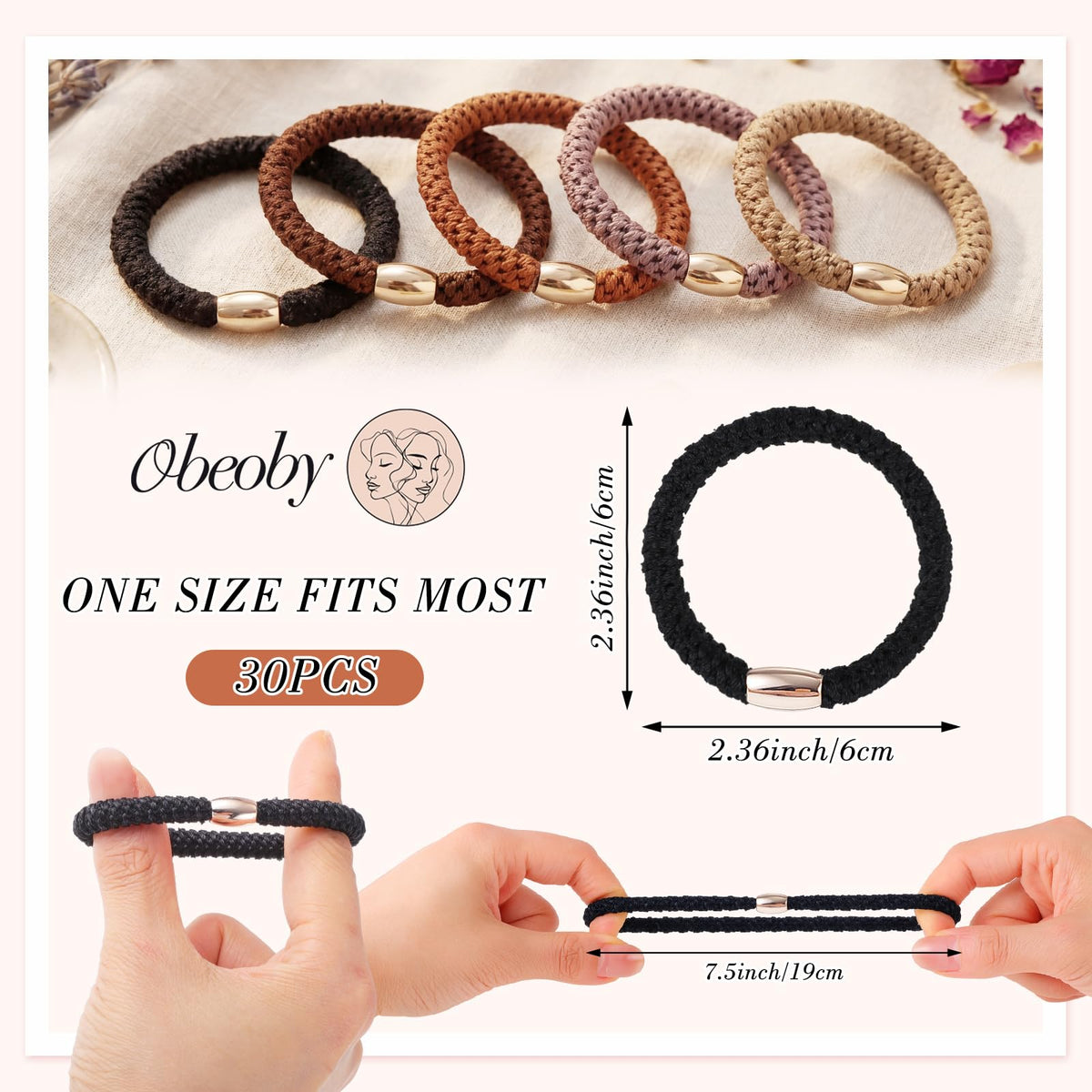 obeoby braided closeup texture highlighting soft fibers that protect hair