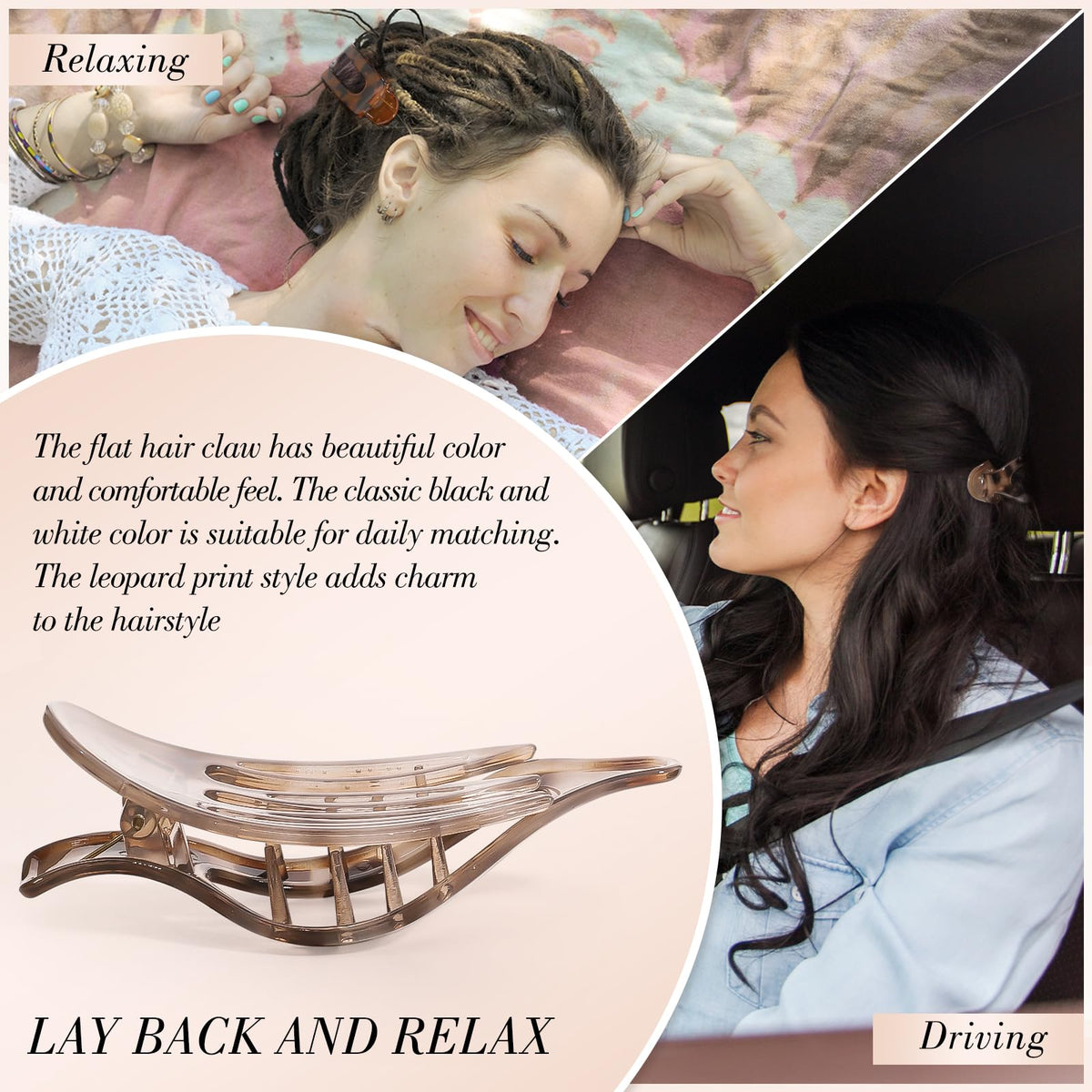 obeoby clips in hair half-updo demonstrating secure hold and natural look benefit