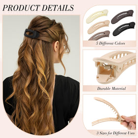 obeoby hand holding three clips illustrating size differences and quick styling benefit