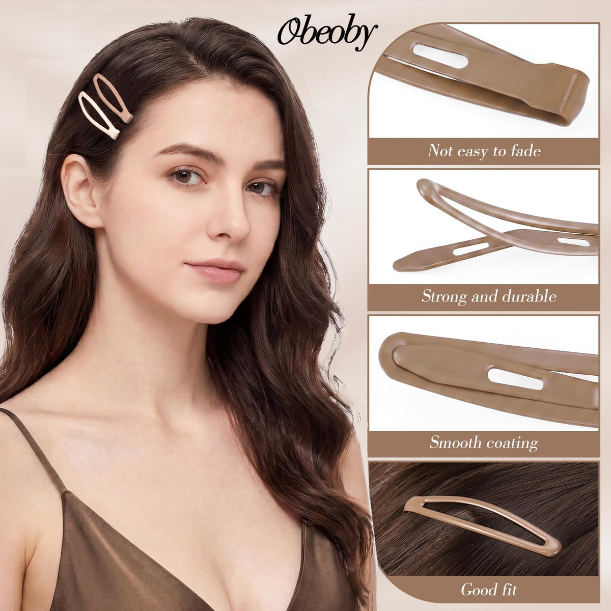 obeoby color arrangement flatlay with five shades for outfit matching options