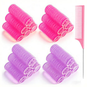 obeoby front view of 24-piece roller set showing colors and packaging, easy gifting