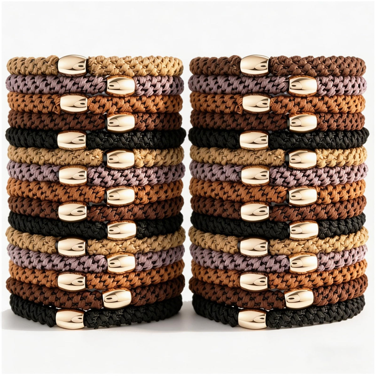 obeoby front packaging showing 30-piece neutral hair ties and neat display benefit