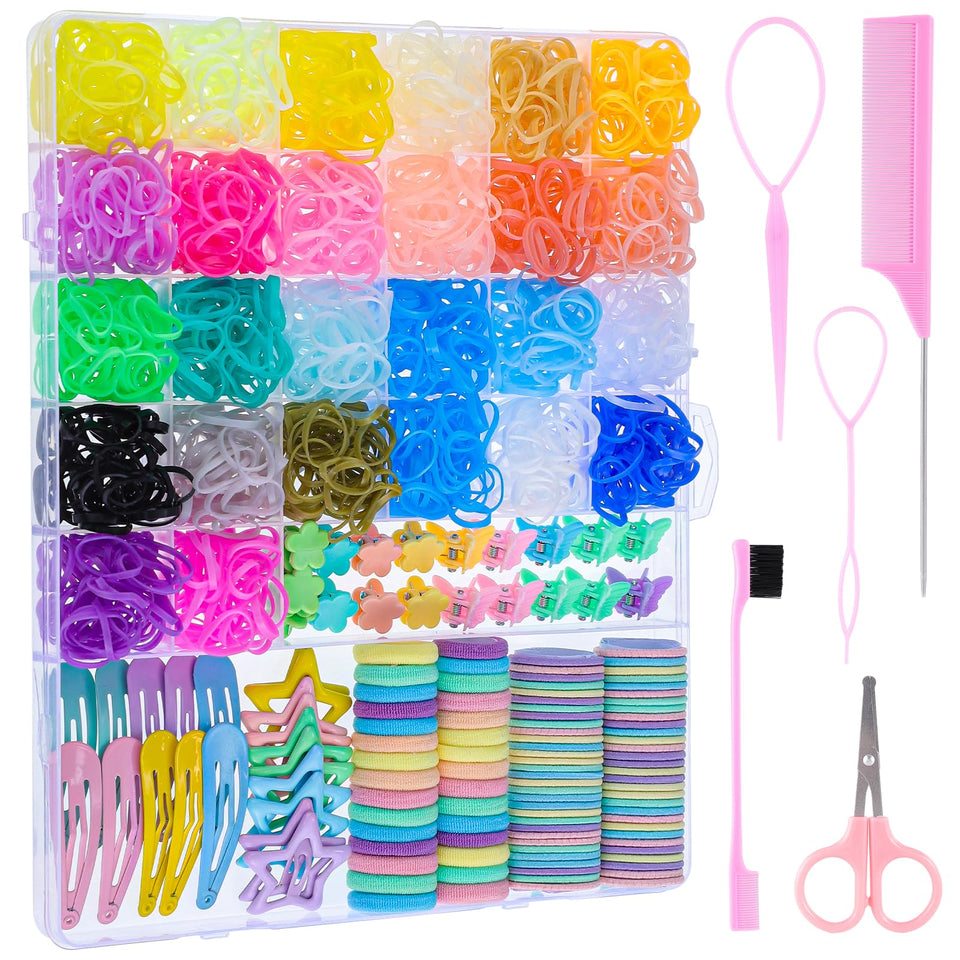 obeoby front packaging showing full 2020-piece hair accessory kit and benefits