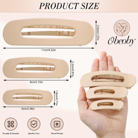 obeoby large clip close-up matte finish demonstrating secure grip and durable ABS construction