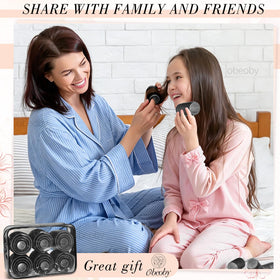 obeoby hand holding roller to show true size and portability