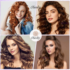 obeoby small rollers used on bangs and short hair, creates defined curls and texture