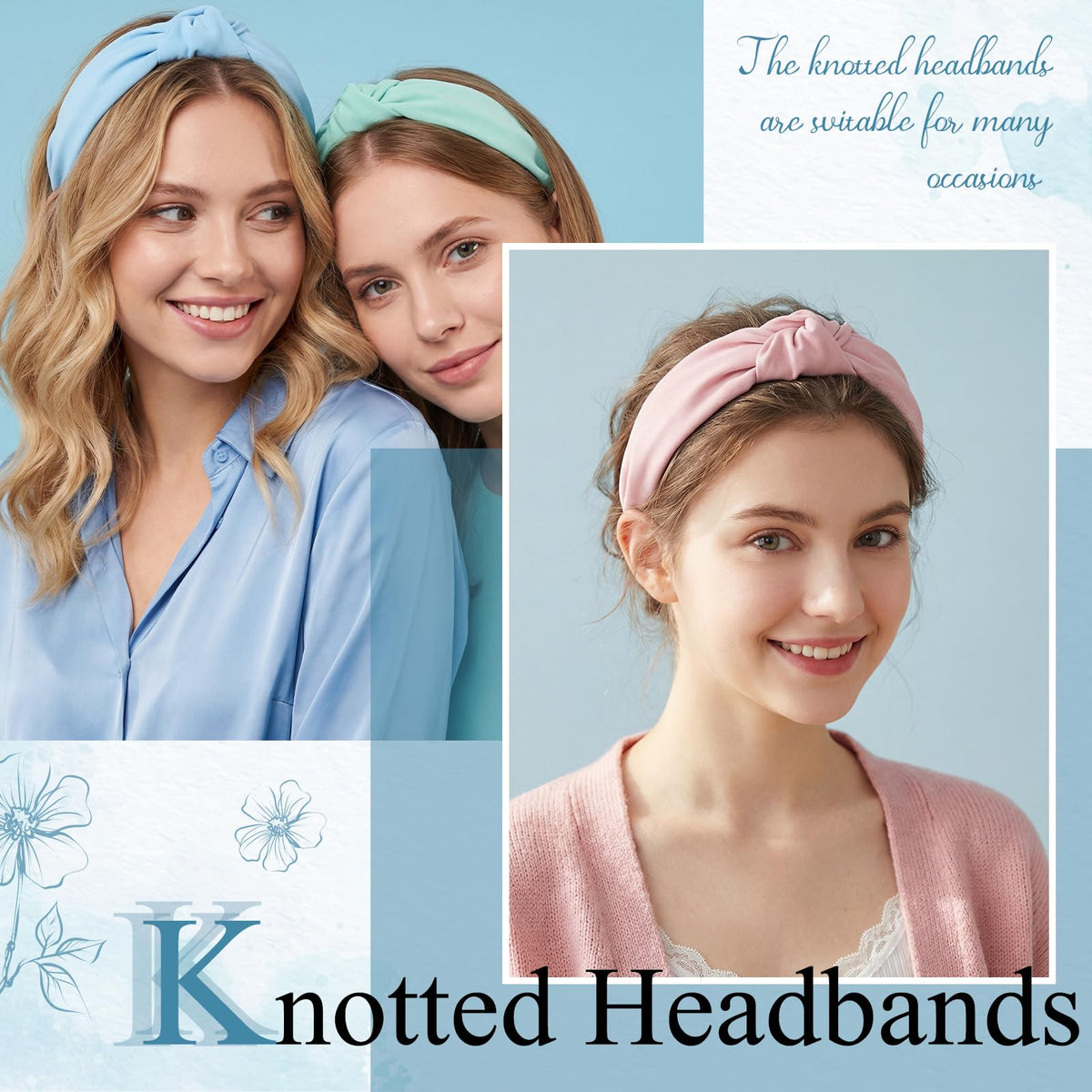 obeoby headband next to hand for scale showing flexible, lightweight size