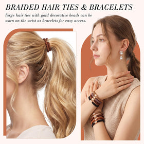 obeoby stacked color variants in five neutrals for matching hair tones