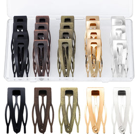 obeoby transparent storage box with clips organized for easy access