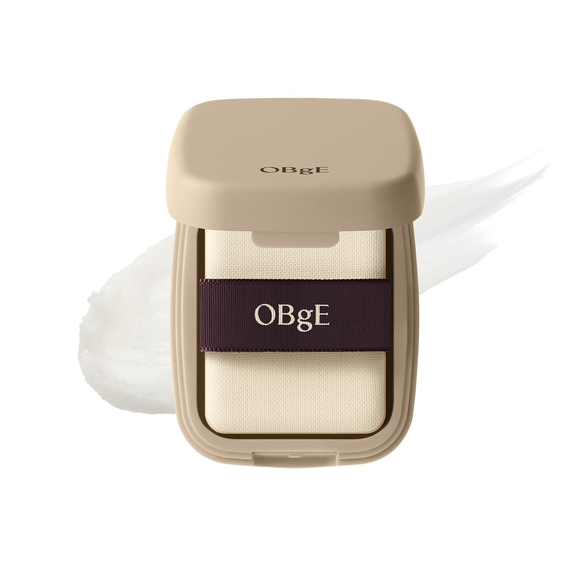 OBgE front packaging showing compact design and sleek branding for portability