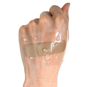 OBTANIM applied on forearm tattoo demonstrating protection and flexibility