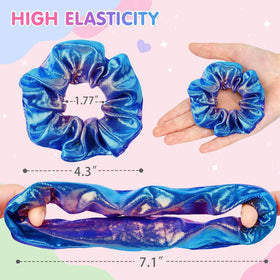 OCATO scrunchies worn on wrist as accessory showing convenience and style