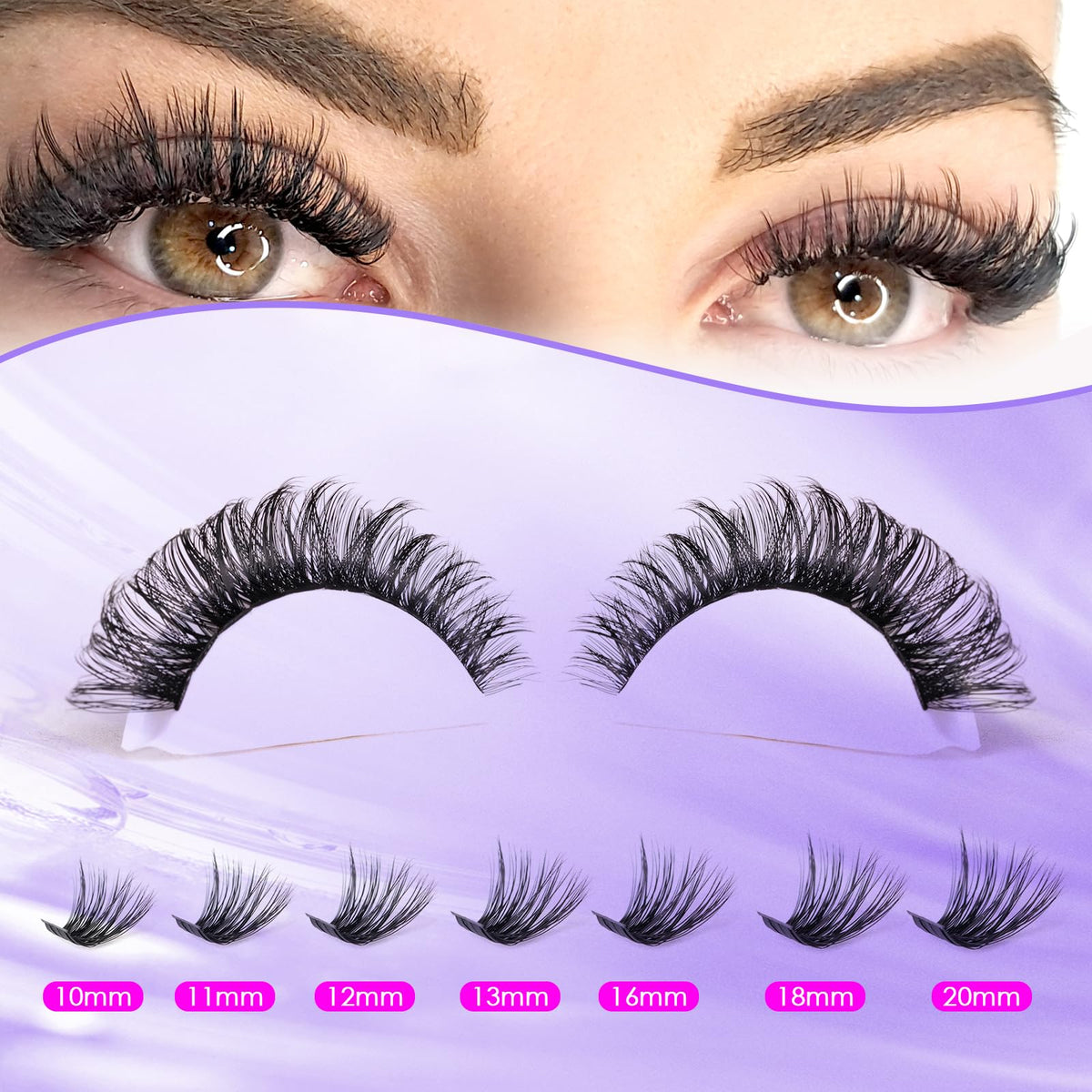 Ocean Pearl before-and-after eye image illustrating noticeable lift and added lash density