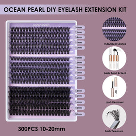 Ocean Pearl adhesive and seal tubes displayed for secure, longer wear