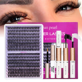 Ocean Pearl front packaging showing full 320-piece kit and included tools for convenience