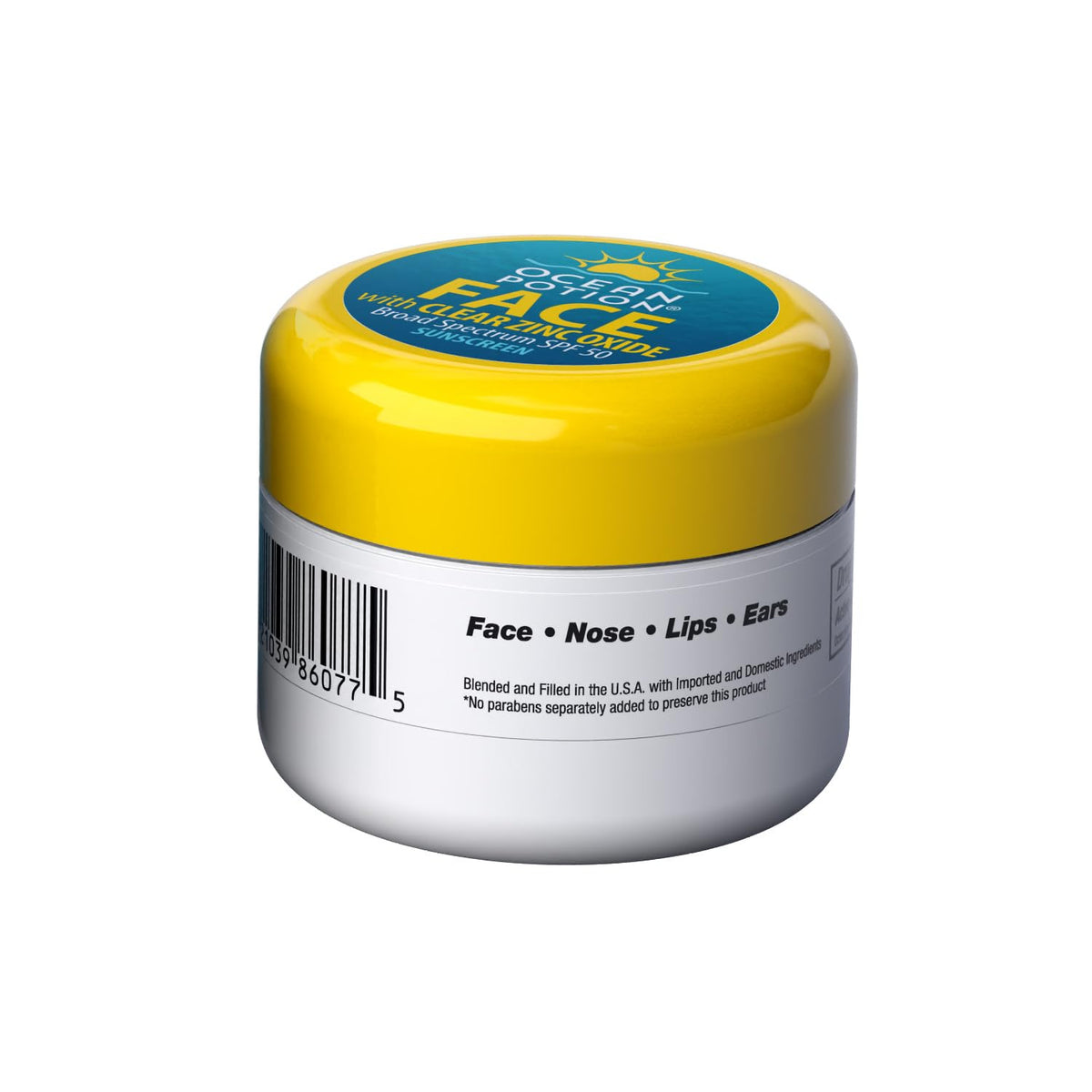 Ocean Potion applied on face illustrating lightweight coverage