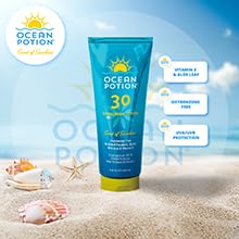 Ocean Potion being applied to forearm demonstrating smooth coverage and hydration