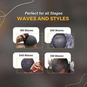 Ocean View Deep Waves Pomade label detail highlighting brand and strong-hold promise