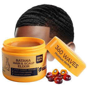Ocean View Deep Waves Pomade front jar showing label and strong hold benefit