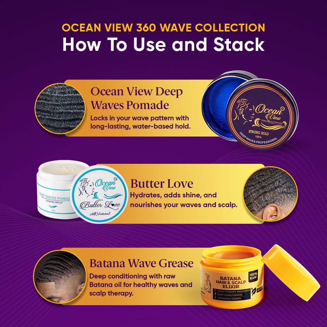Ocean View in-use brushing scene demonstrating wave formation support