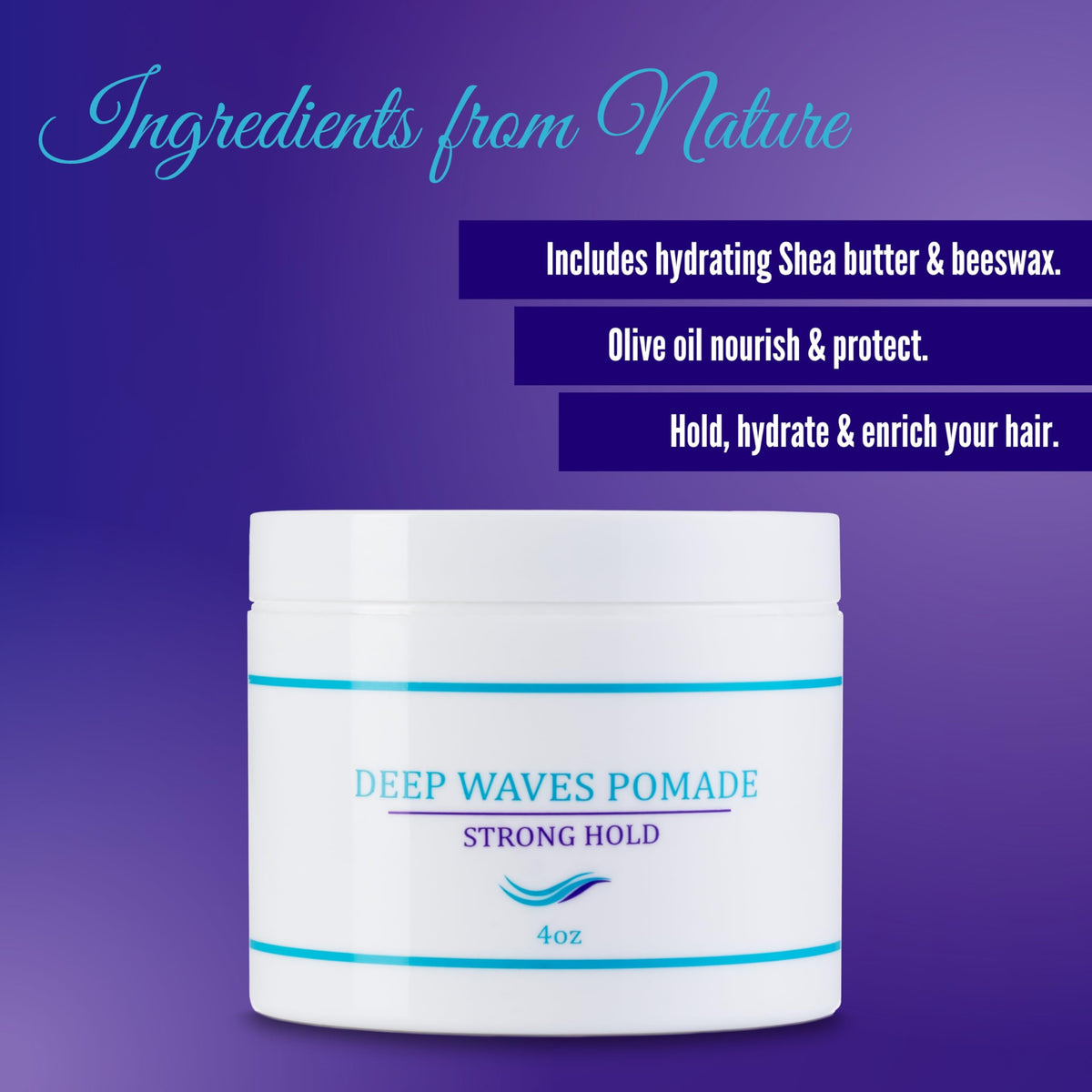 OCEAN VIEW shea butter and beeswax close-up showing natural ingredient benefits