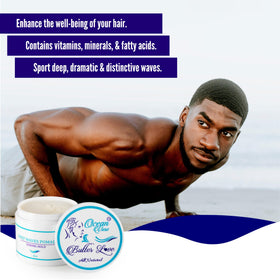 OCEAN VIEW label detail and packaging showing product information benefit