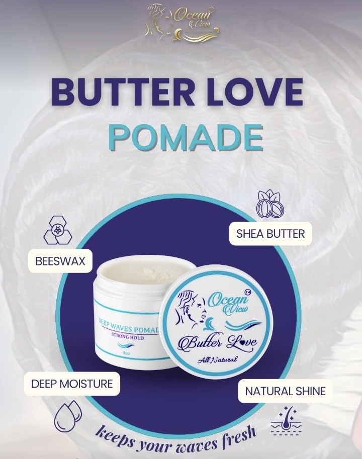 OCEAN VIEW applying pomade to hands demonstrating easy spread and control benefit