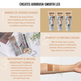 O'CHEAL being applied on leg with fingertip for seamless coverage