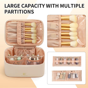 OCHEAL elastic loops holding brushes and tools securely during travel