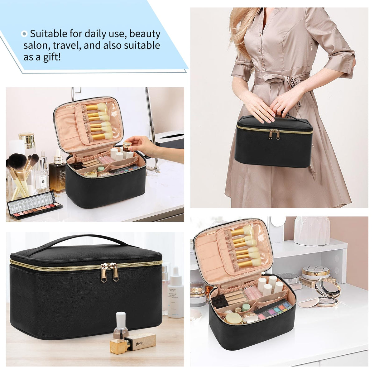 OCHEAL vegan leather texture showing waterproof surface for quick cleanup