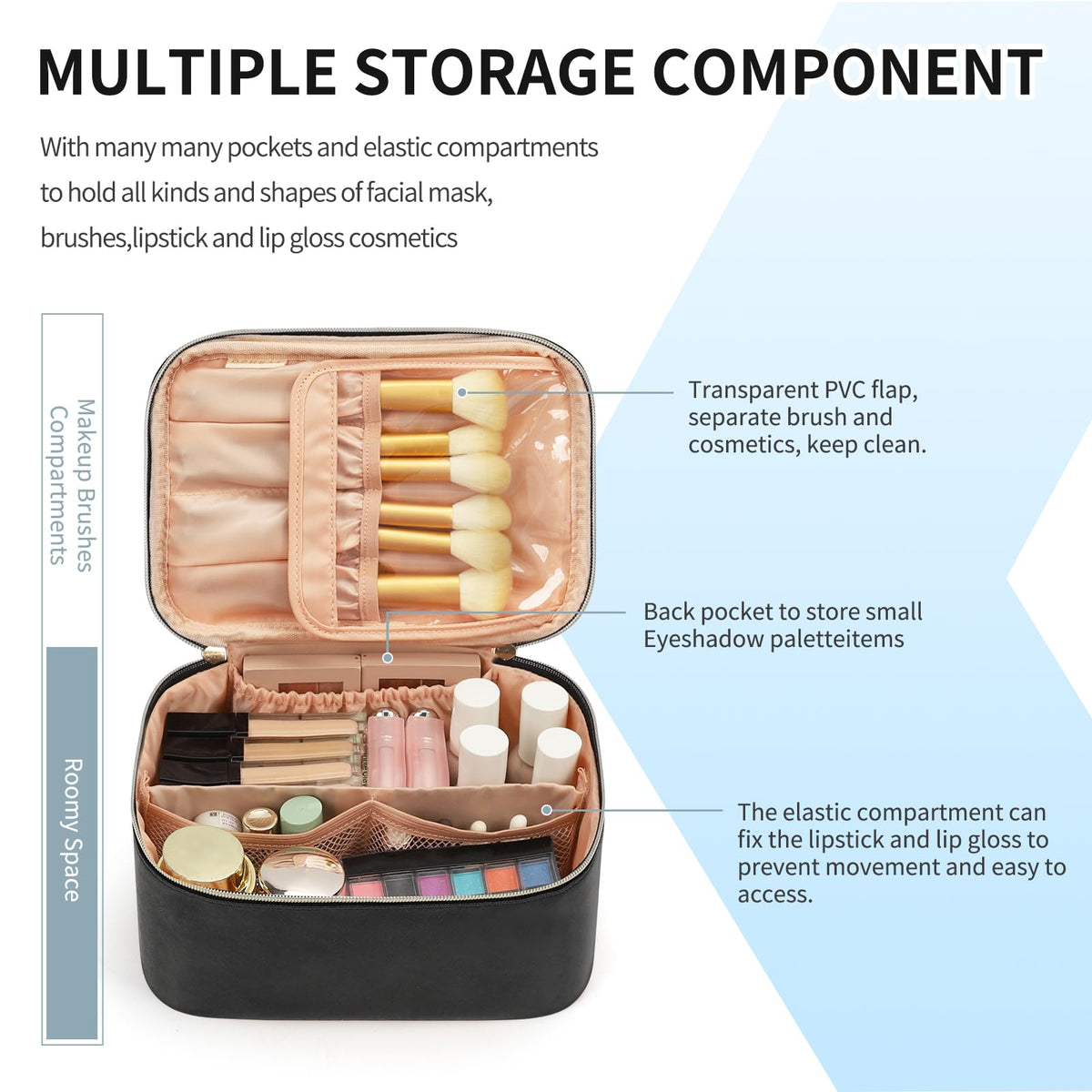 OCHEAL open interior layout with compartments demonstrating organized storage