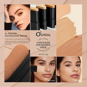 O'CHEAL creamy stick texture close-up demonstrating smooth blendability